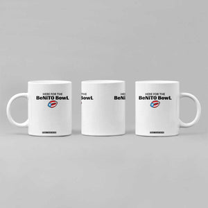 Here For The Benito Bowl Coffee Mug Funny Puerto Rican Football Party Celebration TS02 Print Your Wear