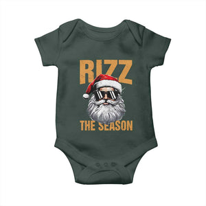 Funny Santa Rizz Christmas Baby Onesie Rizz The Season TS02 Print Your Wear