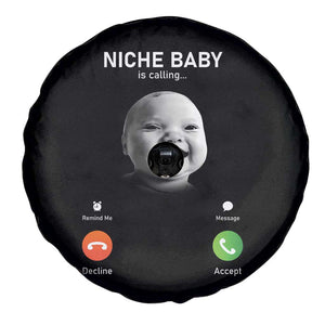 Funny Tuff Baby Meme Spare Tire Cover Tell Em Son AI Niche Baby Motion Holding Laugh TS02 Print Your Wear
