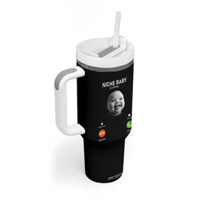 Funny Tuff Baby Meme Tumbler With Handle Tell Em Son AI Niche Baby Motion Holding Laugh TS02 Print Your Wear