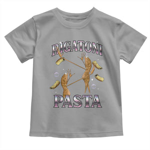 Rigatoni Pasta Lover Marcus The Worm Toddler T Shirt Retro 90s Bootleg Weird Meme Internet Humor TS02 Sport Gray Print Your Wear