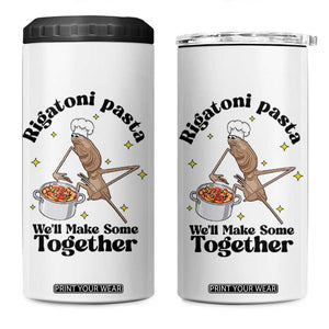 Rigatoni Pasta Chef Marcus The Worm 4 in 1 Can Cooler Tumbler We'll Make Some Together Wholesome Weird Meme TS02 One Size: 16 oz White Print Your Wear