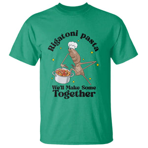 Rigatoni Pasta Chef Marcus The Worm T Shirt We'll Make Some Together Wholesome Weird Meme TS02 Irish Green Print Your Wear