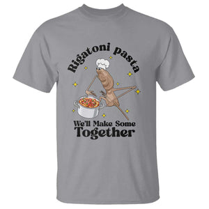 Rigatoni Pasta Chef Marcus The Worm T Shirt We'll Make Some Together Wholesome Weird Meme TS02 Sport Gray Print Your Wear