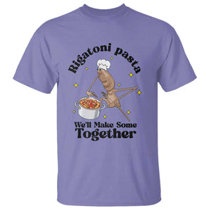 Rigatoni Pasta Chef Marcus The Worm T Shirt We'll Make Some Together Wholesome Weird Meme TS02 Violet Print Your Wear