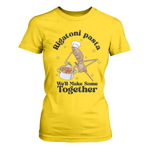 Rigatoni Pasta Chef Marcus The Worm T Shirt For Women We'll Make Some Together Wholesome Weird Meme TS02 Daisy Print Your Wear