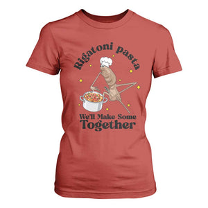 Rigatoni Pasta Chef Marcus The Worm T Shirt For Women We'll Make Some Together Wholesome Weird Meme TS02 Red Print Your Wear