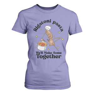 Rigatoni Pasta Chef Marcus The Worm T Shirt For Women We'll Make Some Together Wholesome Weird Meme TS02 Violet Print Your Wear