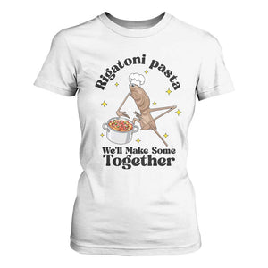 Rigatoni Pasta Chef Marcus The Worm T Shirt For Women We'll Make Some Together Wholesome Weird Meme TS02 White Print Your Wear