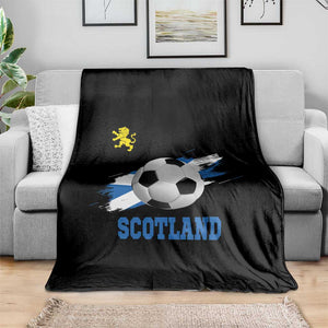 Scotland Soccer Flag Throw Blanket Scottish Football Fans Pride TS02 Print Your Wear