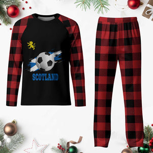 Scotland Soccer Flag Plaid Pajama Set Scottish Football Fans Pride TS02 Buffalo Plaid Print Your Wear