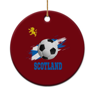 Scotland Soccer Flag Ceramic Ornament Scottish Football Fans Pride TS02 1pc Red Print Your Wear