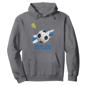 Scotland Soccer Flag Hoodie Scottish Football Fans Pride TS02 Charcoal Print Your Wear