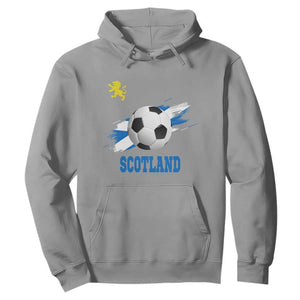 Scotland Soccer Flag Hoodie Scottish Football Fans Pride TS02 Sport Gray Print Your Wear