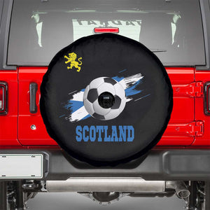 Scotland Soccer Flag Spare Tire Cover Scottish Football Fans Pride TS02 Black Print Your Wear