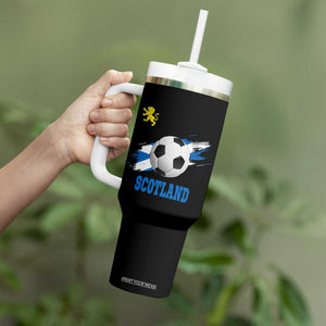 Scotland Soccer Flag Tumbler With Handle Scottish Football Fans Pride TS02 Print Your Wear