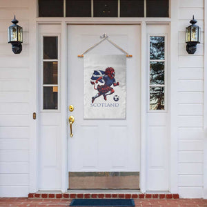 Scottish Lion Football Garden Flag Brave Lion in Kilt with Flag Cape Pride TS02 Print Your Wear