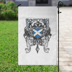 Scottish Heritage Crest Gothic Garden Flag Medieval Flag and Sword Celtic Pride TS02 Print Your Wear