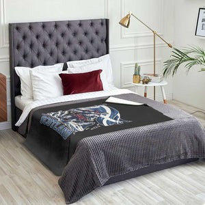 Scottish Warrior Throw Blanket Brave Highland Hero Scotland Flag TS02 Print Your Wear