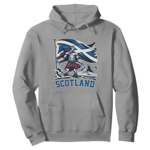 Scottish Warrior Hoodie Brave Highland Hero Scotland Flag TS02 Sport Gray Print Your Wear