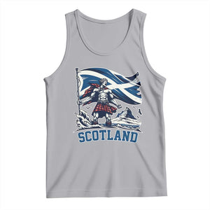 Scottish Warrior Tank Top Brave Highland Hero Scotland Flag TS02 Athletic Heather Print Your Wear