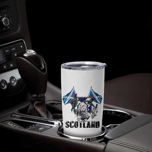 Roaring Scottish Lion Crest Tumbler Cup Thistle Scotland Flag Emblem for Brave Highlanders TS02 Print Your Wear
