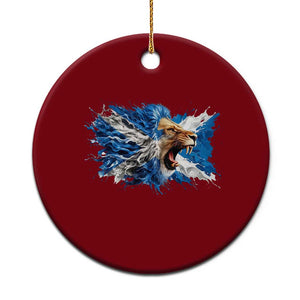 Roaring Scottish Lion Ceramic Ornament Braveheart Scotland Flag Pride TS02 1pc Red Print Your Wear