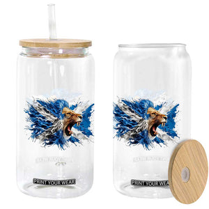 Roaring Scottish Lion Glass Can Braveheart Scotland Flag Pride TS02 Print Your Wear