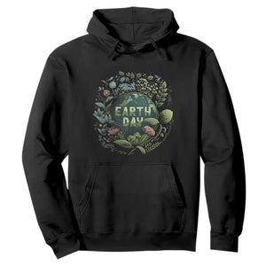 Earth Day Hoodie Green Planet TS02 Black Printyourwear