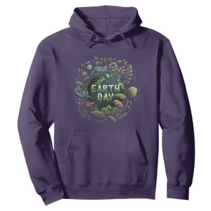 Earth Day Hoodie Green Planet TS02 Purple Printyourwear