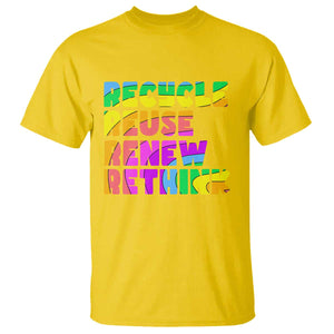 Earth Day T Shirt Recycle Reuse Renew Rethink The Four Rs TS02 Daisy Printyourwear