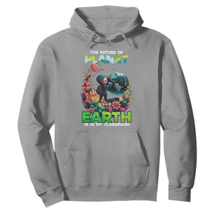 Teacher Earth Day Hoodie The Future Of Planet Is In My Classroom Cute Kids TS02 Sport Gray Printyourwear