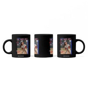Hit The Dang Ball Funny Doll Baseball Graphic Coffee Mug Sassy Sports Fan Gift TS02 Print Your Wear