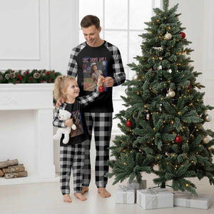 Hit The Dang Ball Funny Doll Baseball Graphic Plaid Pajama Set Sassy Sports Fan Gift TS02 White Plaid Print Your Wear