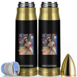 Hit The Dang Ball Funny Doll Baseball Graphic Bullet Tumbler Sassy Sports Fan Gift TS02 Black Print Your Wear