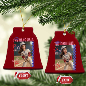 Hit The Dang Ball Funny Doll Baseball Graphic Ceramic Ornament Sassy Sports Fan Gift TS02 Print Your Wear