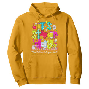 Groovy Texas STAAR Day Hoodie Don't Stress Do Your Best Teacher Student Motivation TS02 Gold Print Your Wear