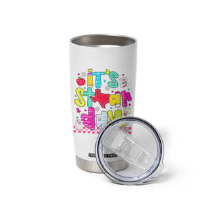 Groovy Texas STAAR Day Tumbler Cup Don't Stress Do Your Best Teacher Student Motivation TS02 Print Your Wear