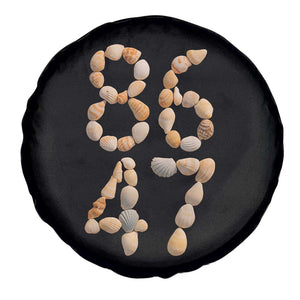 86 47 Seashell Subtle Summer Coastal Graphic Spare Tire Cover Viral Beach Walk Political Satire TS02 Print Your Wear