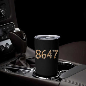 86 47 Seashell Beach Walk Graphic Tumbler Cup Subtle Coastal Summer Political Satire TS02 Print Your Wear