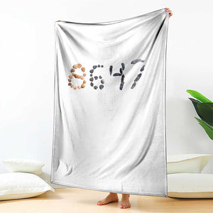 86 47 Seashell Graphic Subtle Summer Coastal Throw Blanket Viral 2026 Beach Walk Political Satire TS02 Print Your Wear