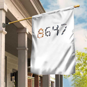 86 47 Seashell Graphic Subtle Summer Coastal Garden Flag Viral 2026 Beach Walk Political Satire TS02 Print Your Wear