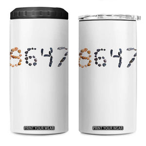 86 47 Seashell Graphic Subtle Summer Coastal 4 in 1 Can Cooler Tumbler Viral 2026 Beach Walk Political Satire TS02 One Size: 16 oz White Print Your Wear