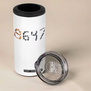 86 47 Seashell Graphic Subtle Summer Coastal 4 in 1 Can Cooler Tumbler Viral 2026 Beach Walk Political Satire TS02 Print Your Wear