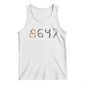 86 47 Seashell Graphic Subtle Summer Coastal Tank Top Viral 2026 Beach Walk Political Satire TS02 White Print Your Wear