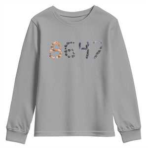 86 47 Seashell Graphic Subtle Summer Coastal Youth Sweatshirt Viral 2026 Beach Walk Political Satire TS02 Sport Gray Print Your Wear