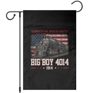 Vintage USA Steam Locomotive Patriotic Pride Garden Flag American Iron American Legacy TS02 Black Print Your Wear