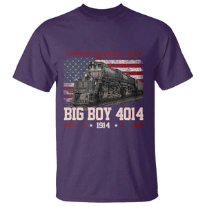 Vintage USA Steam Locomotive Patriotic Pride T Shirt American Iron American Legacy TS02 Purple Print Your Wear