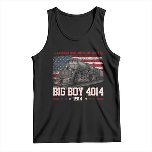 Vintage USA Steam Locomotive Patriotic Pride Tank Top American Iron American Legacy TS02 Black Print Your Wear