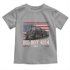 Vintage USA Steam Locomotive Patriotic Pride Toddler T Shirt American Iron American Legacy TS02 Sport Gray Print Your Wear
